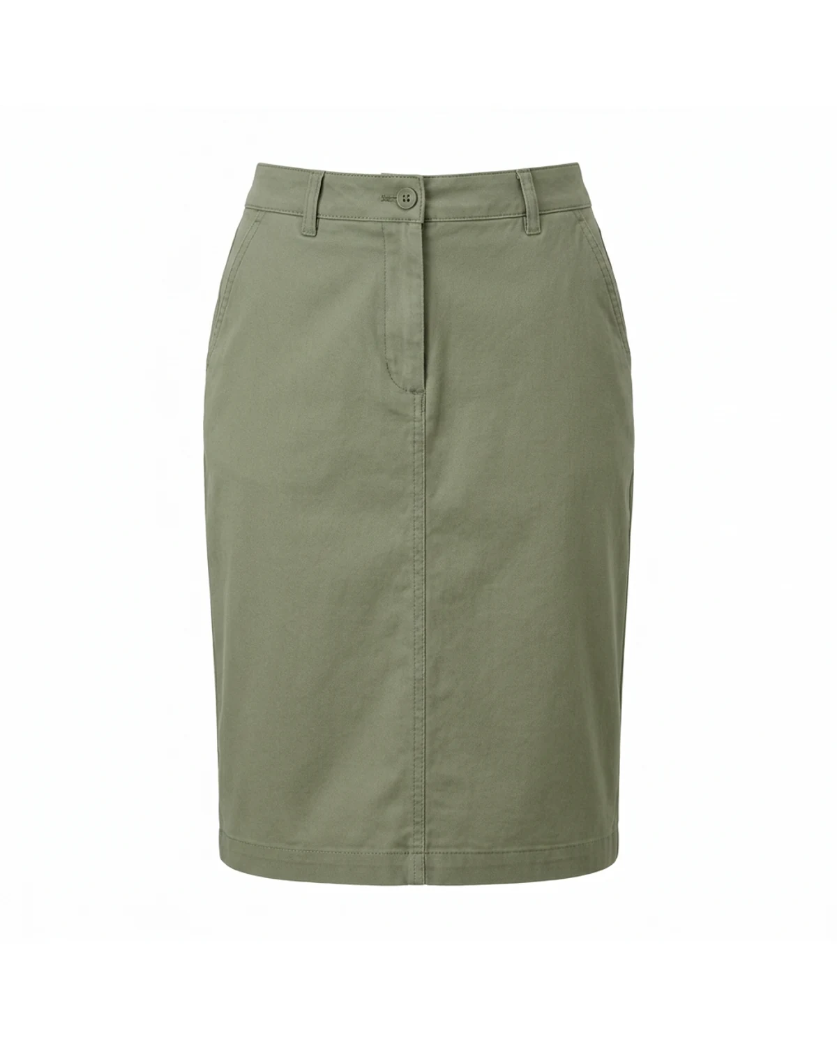 Ladies Management Skirt - Front Zip, Knee Length 54cm - View 1