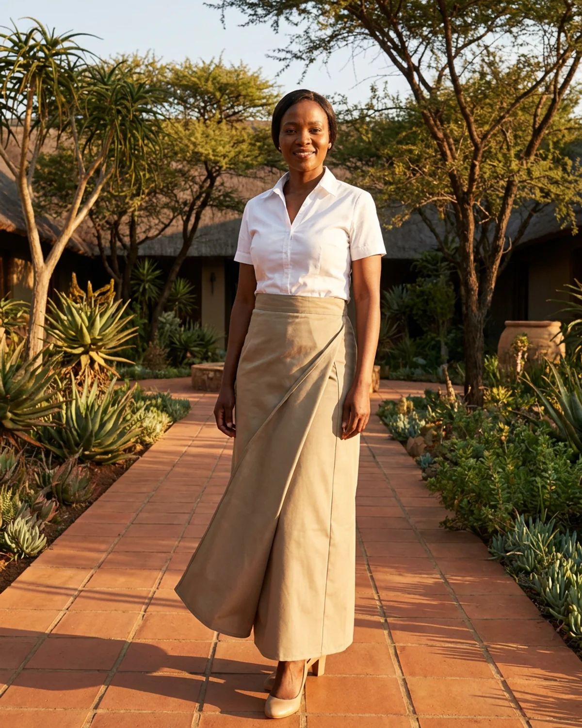 Ladies Plain Wrap Skirt (1 Panel)