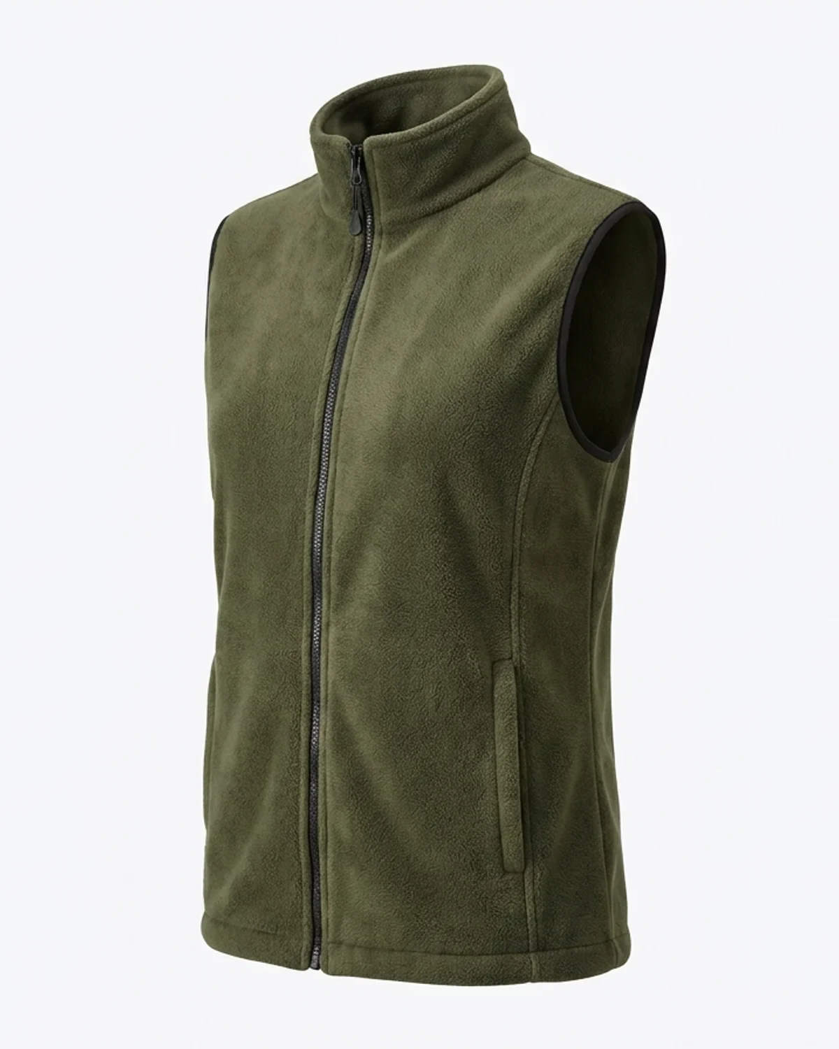 Unisex Sleeveless Polar Fleece Bodywarmer with Pockets - View 1