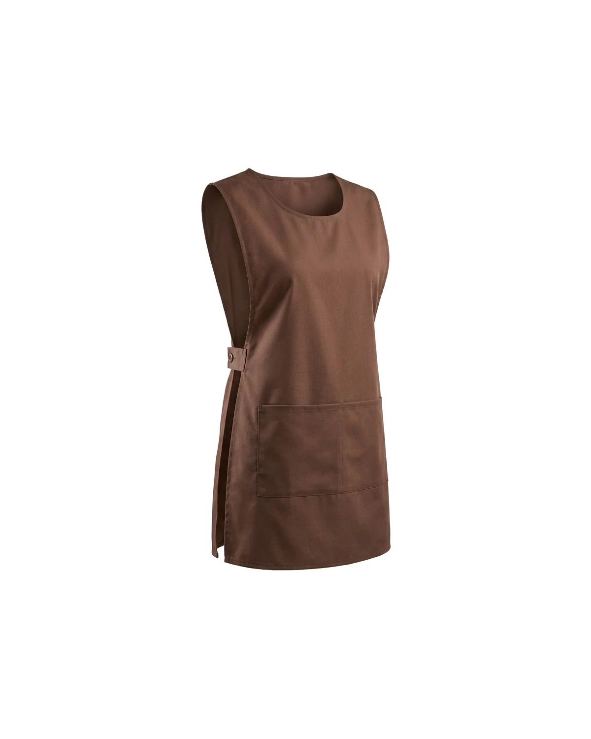 Spa Tabard - Longer Length with Side Button Closures & Double Front Pocket