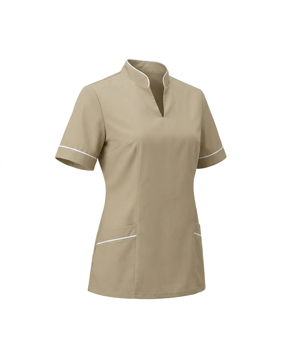 Ladies V-Neckline Service Tunic - Short Sleeve - View 1