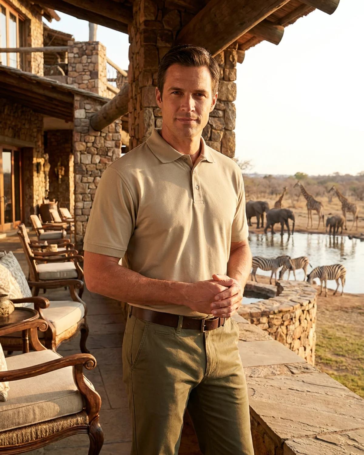 Men's Basic Polycotton Pique Golfer - Short Sleeve