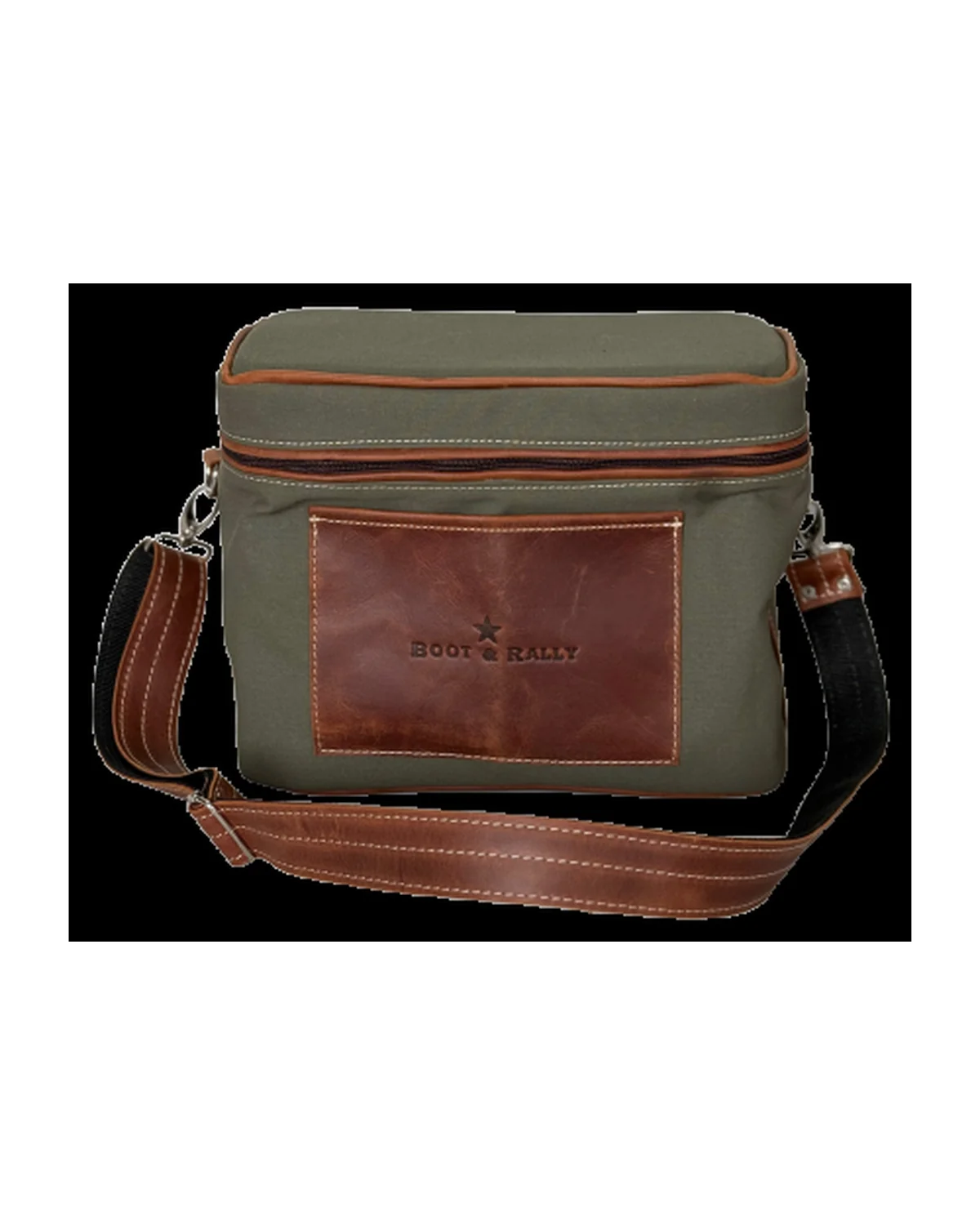 Canvas and Leather Cooler - View 1