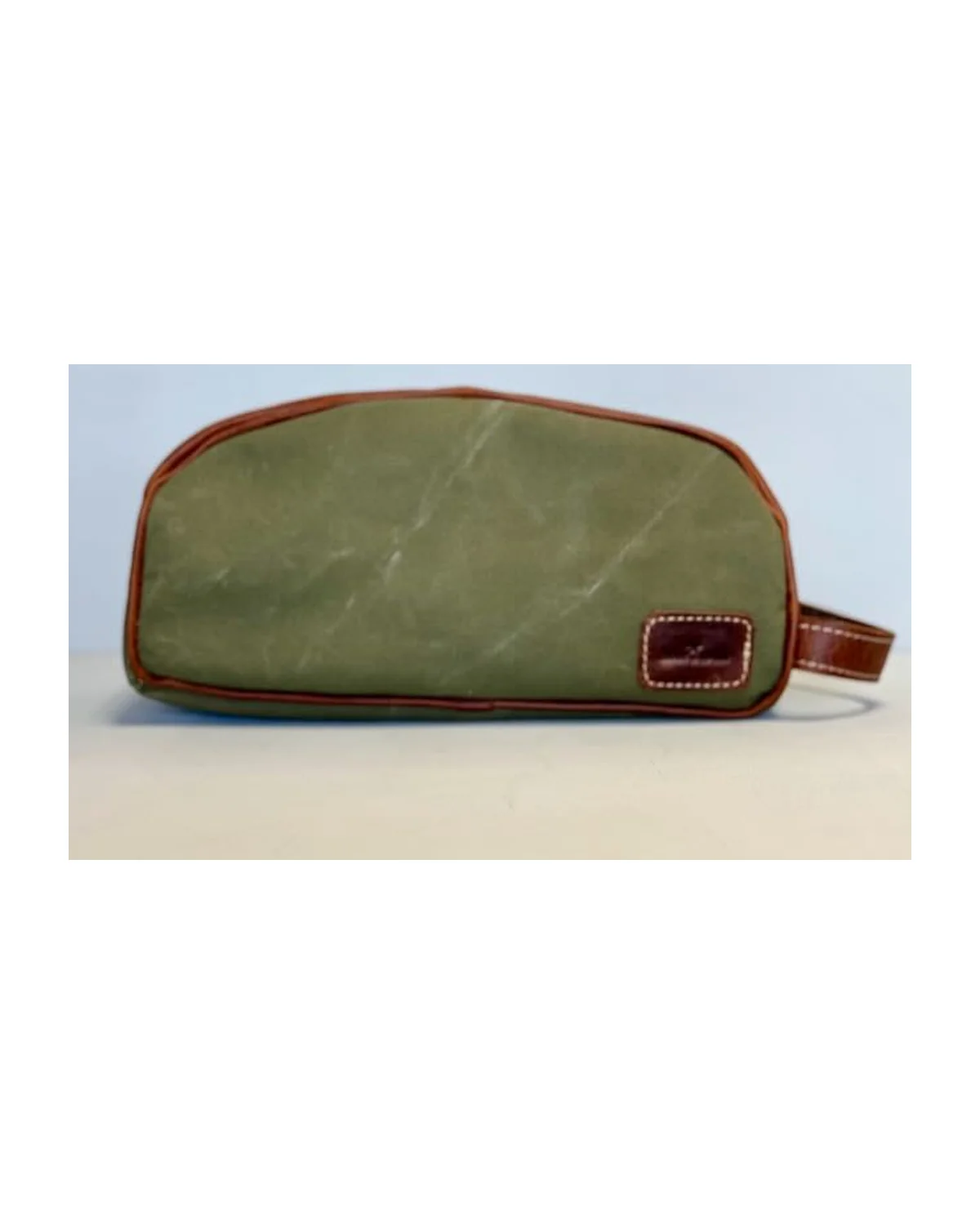 Double up Toiletry in Canvas and Leather