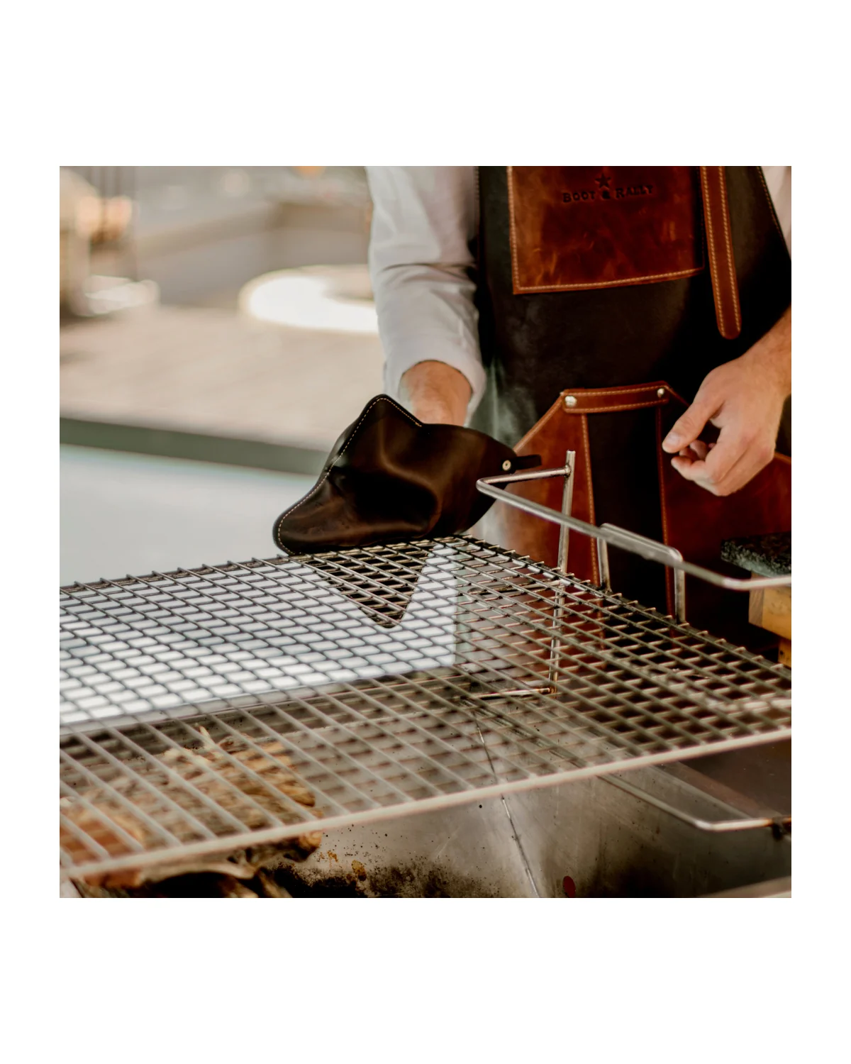 Leather Braai Mitt - View 1